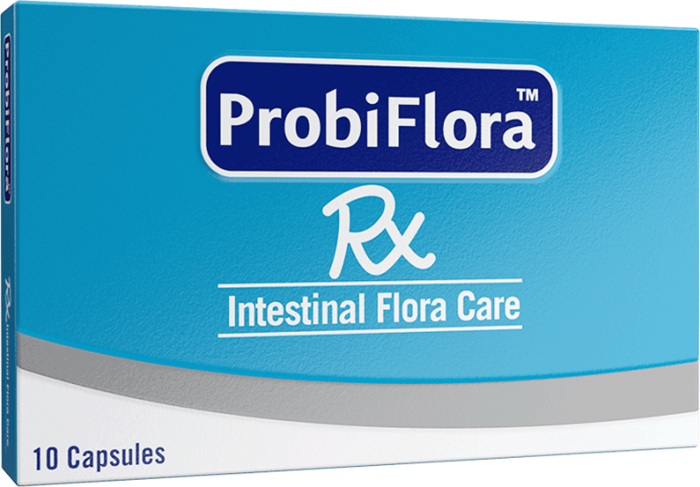Home 45 Probiflora RX antibiotic box